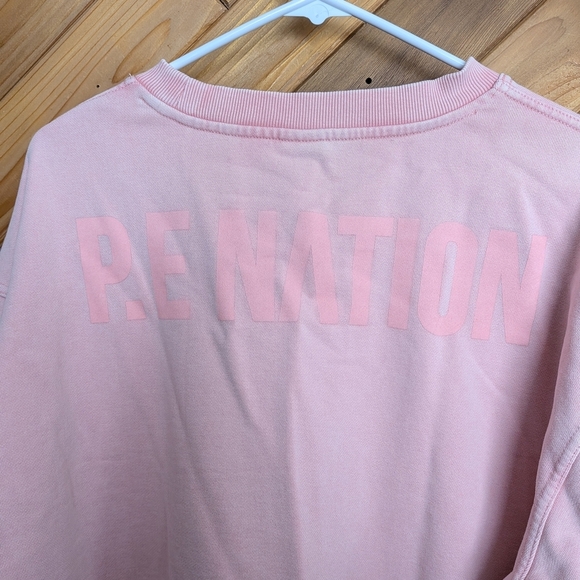 P.E Nation Backfield Sweater (Flamingo Pink) Size Medium - Picture 7 of 8